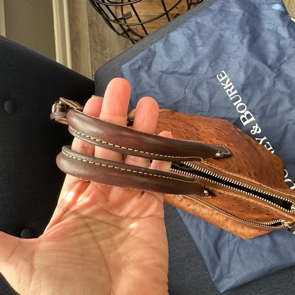 Dooney & Bourke brown ostrich purse - Picture 11 of 16